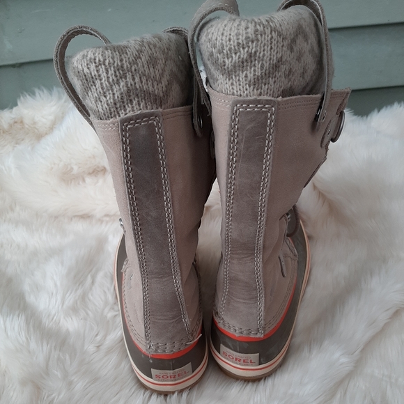 SOREL Womens Tall Winter Duck Boots Sz 6.5 - Picture 2 of 8